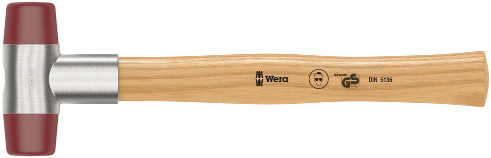 102 Soft-faced hammer with urethane head sections - 102 Gr. 3/32