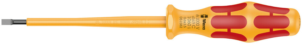1060 i VDE-insulated Kraftform slotted screwdriver - 1060 i 0,6 x 3,5 x 100 mm