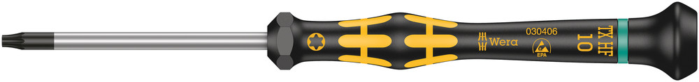 1567 TORX® HF ESD Kraftform Micro screwdriver with holding function for TORX® screws - 1567 ESD Micro HF TX 10 x 60 mm