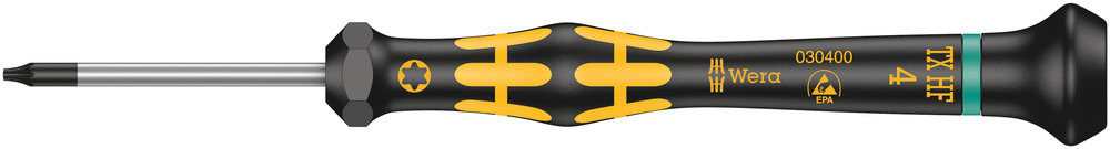 1567 TORX® HF ESD Kraftform Micro screwdriver with holding function for TORX® screws - 1567 ESD Micro HF TX 4 x 40 mm