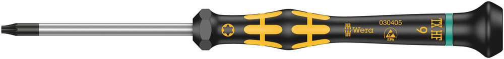 1567 TORX® HF ESD Kraftform Micro screwdriver with holding function for TORX® screws - 1567 ESD Micro HF TX 9 x 60 mm