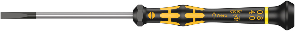 1578 A ESD Kraftform Micro screwdriver for slotted screws - 1578 A ESD Micro 0,80 x 4,0 x 80 mm