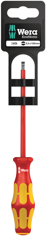 160 i SB VDE Insulated screwdriver for slotted screws - 160 i 0,6 x 3,5 x 100 mm SB