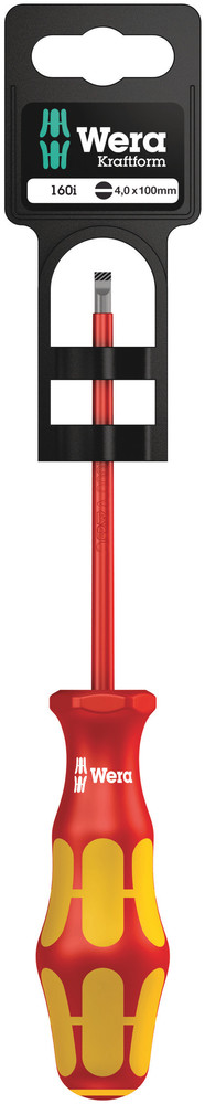 160 i SB VDE Insulated screwdriver for slotted screws - 160 i 0,8 x 4,0 x 100 mm SB
