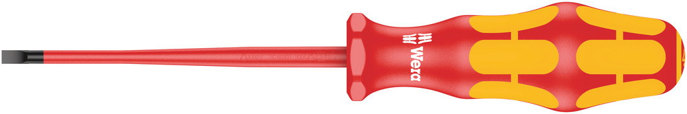 160 iS VDE Insulated screwdriver with reduced blade diameter for slotted screws - 160 iS 0,8 x 4,0 x 100 mm