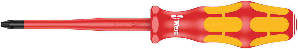 162 iSS PH VDE Insulated screwdriver with reduced blade diameter for Phillips screws - 162 iSS PH 2 x 100 mm
