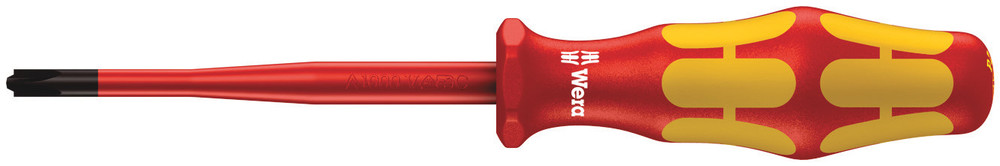 165 iSS PZ/S VDE Insulated screwdriver with reduced blade diameter for PlusMinus screws (Pozidriv/slotted) - 165 iSS PZ/S 1 x 80 mm