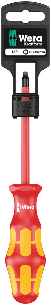 168 i SB VDE Insulated screwdriver for square socket head screws - 168 i # 2 x 100 mm SB