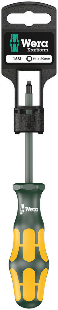 168 i SB VDE Insulated screwdriver for square socket head screws - 168 i # 1 x 80 mm SB