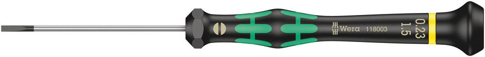 2035 Screwdriver for slotted screws for electronic applications - 2035 0,23 x 1,5 x 60 mm