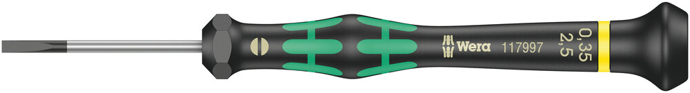 2035 Screwdriver for slotted screws for electronic applications - 2035 0,35 x 2,5 x 40 mm