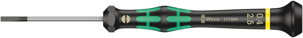 2035 Screwdriver for slotted screws for electronic applications - 2035 0,40 x 2,5 x 50 mm