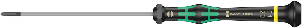 2035 Screwdriver for slotted screws for electronic applications - 2035 0,50 x 3,0 x 50 mm