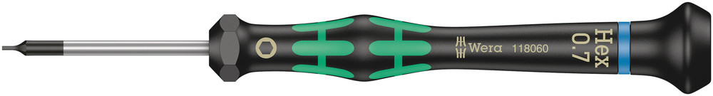 2054 Screwdriver for hexagon socket screws for electronic applications - 2054 Hex-Plus 0,7 x 40 mm