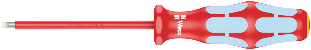3160 i VDE Insulated screwdriver for slotted screws, stainless - 3160 i 0,5 x 3,0 x 80 mm
