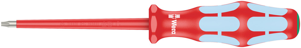 3167 i VDE-insulated TORX® screwdriver, stainless steel - 3167 i TORX 8 x 80 mm