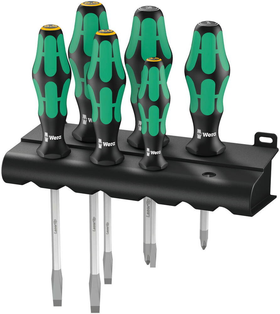 334/355 SK/6 Screwdriver set Kraftform Plus Lasertip and rack - 334/355 SK/6
