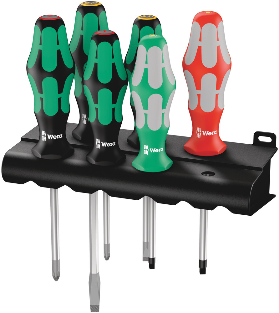 334/368/6 Screwdriver set and rack - 334/368/6