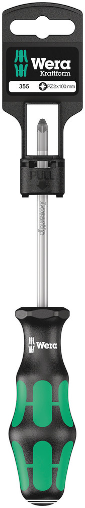 355 PZ SB Screwdriver for Pozidriv screws - 355 PZ 2 x 100 mm SB