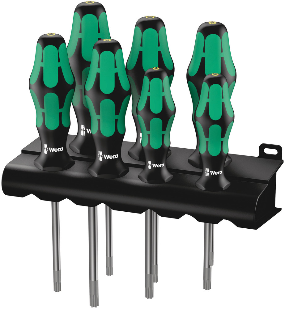 367/7 TORX® HF Kraftform Plus Screwdriver set with holding function and rack - 367/7 TORX HF