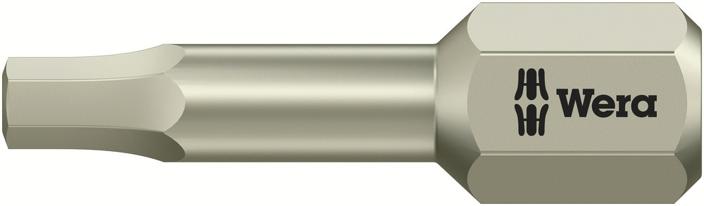 3840/1 TS bits, stainless - 3840/1 TS Hex-Plus 1/8" x 25 mm