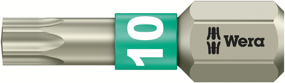 3867/1 TS TORX® bits, stainless - 3867/1 TS TORX 10 x 25 mm