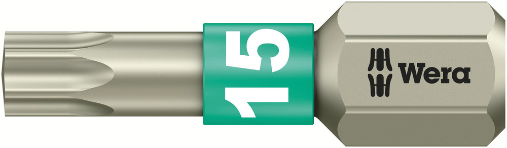 3867/1 TS TORX® bits, stainless - 3867/1 TS TORX 15 x 25 mm