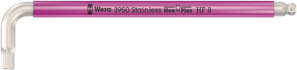 3950 SPKL Multicolour HF L-key, metric, stainless steel, with holding function - 3950 SPKL Hex-Plus HF 8,0