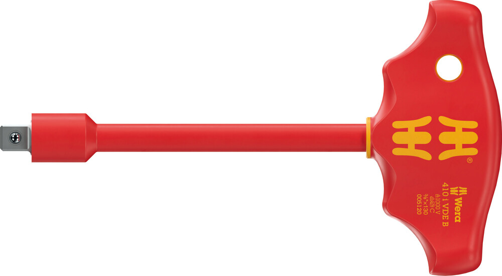 410 i VDE B VDE-insulated T-handle adapter screwdriver for 3/8" sockets - 410 i VDE B
