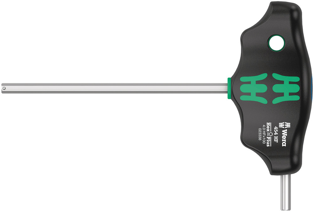 454 HF T-handle hexagon screwdriver Hex-Plus with holding function - 454 Hex-Plus HF 4 x 100 mm