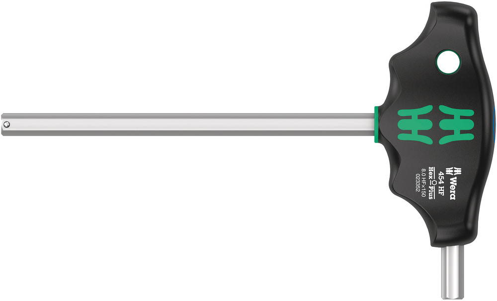 454 HF T-handle hexagon screwdriver Hex-Plus with holding function - 454 Hex-Plus HF 8 x 150 mm