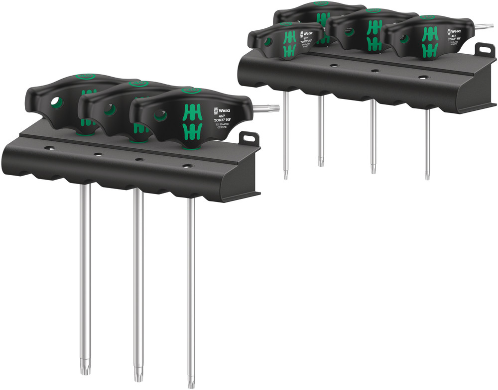 467/7 TORX® HF Set 1 screwdriver set T-handle TORX® screwdrivers with holding function - 467/7 TORX HF Set 1
