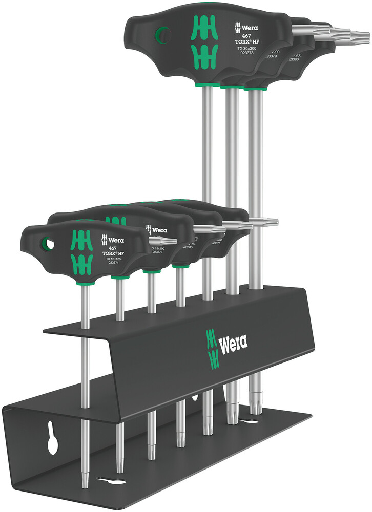 467/7 TORX® HF Set 2 Screwdriver set T-handle TORX® screwdrivers with holding function - 467/7 TORX HF Set 2