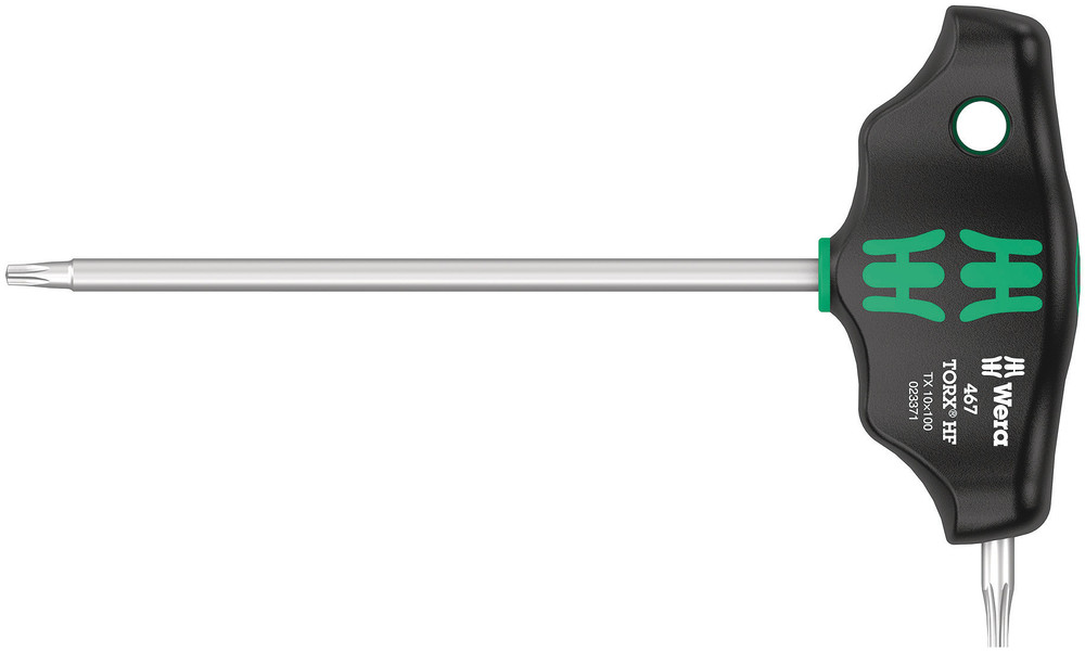 467 TORX® HF T-handle screwdriver with holding function - 467 TORX HF 10 x 100 mm
