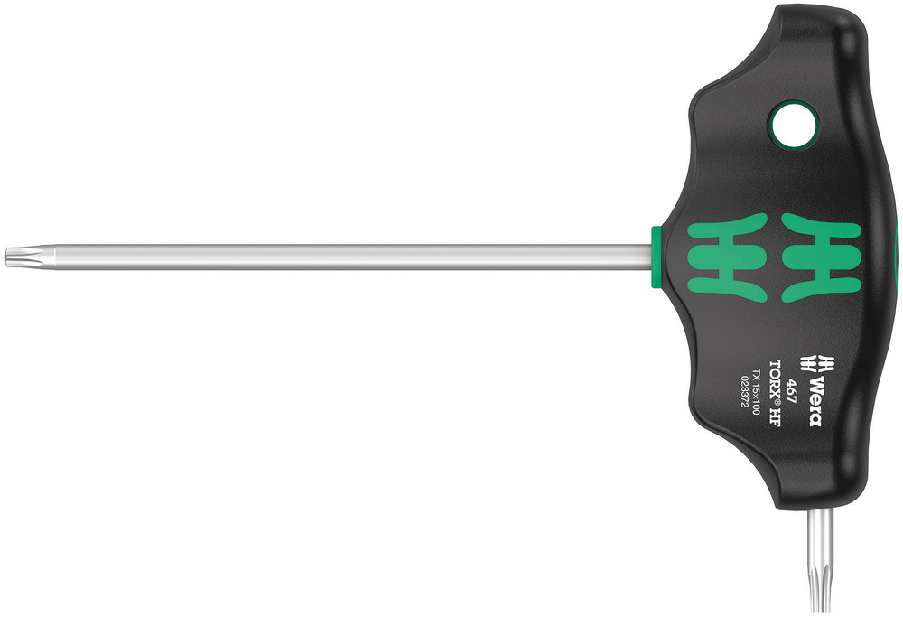 467 TORX® HF T-handle screwdriver with holding function - 467 TORX HF 15 x 100 mm