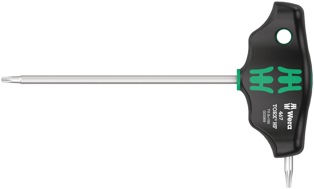 467 TORX® HF T-handle screwdriver with holding function - 467 TORX HF 8 x 100 mm