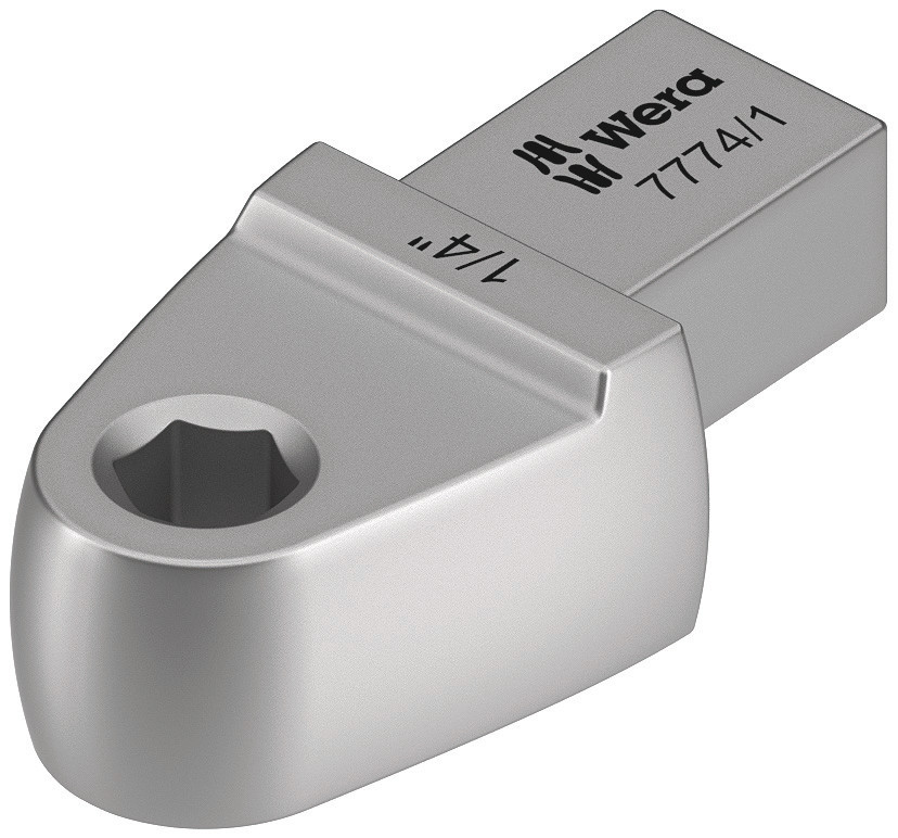 7774/1 Bit adapter insert, 1/4", 9x12 mm - 7774/1 9x12mm Bitadapter 1/4"