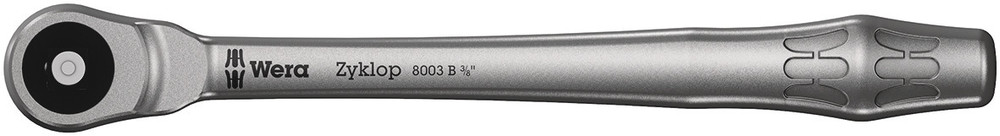 8003 B Zyklop Metal Ratchet with push-through square and 3/8" drive - 8003 B Zyklop Metal Ratchet