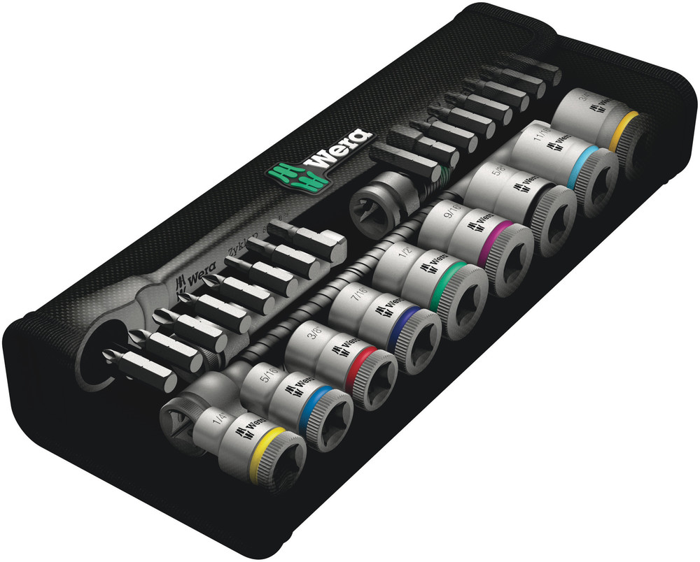 8100 SB 10 Zyklop Metal Ratchet Set