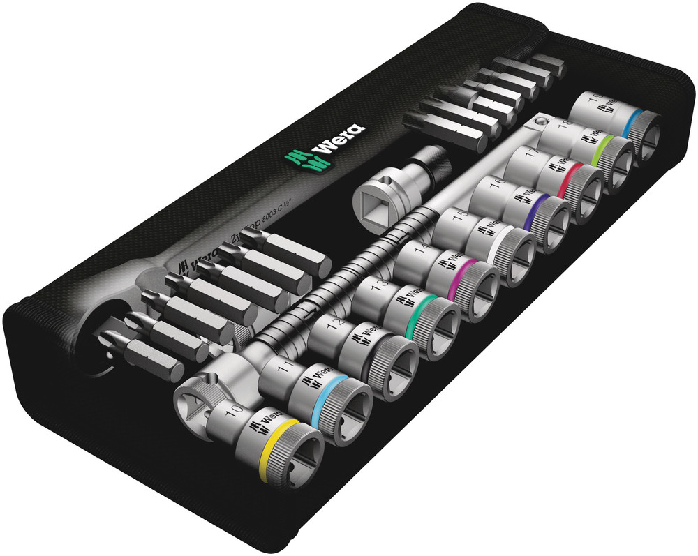 8100 SC 7 Zyklop Metal Ratchet Set