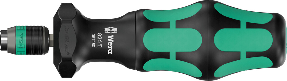 826 T Kraftform Turbo bit-holding screwdriver handle with Rapidaptor quick-release chuck - 826 T Kraftform Turbo