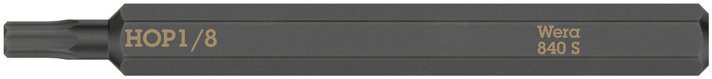 840 S Hex-Plus bits for impact screwdrivers - 840 S Hex-Plus 1/8" x 70 mm