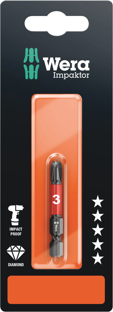 851/4 IMP DC SB Impaktor bits - 851/4 IMP DC PH 3 x 50 mm SB