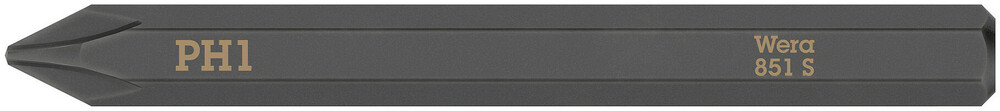 851 S Phillips bits for impact screwdrivers - 851 S PH 1 x 70 mm