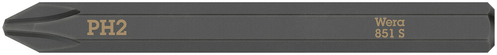 851 S Phillips bits for impact screwdrivers - 851 S PH 2 x 70 mm