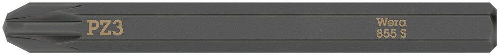855 S Pozidriv bits for impact screwdrivers - 855 S PZ 3 x 70 mm