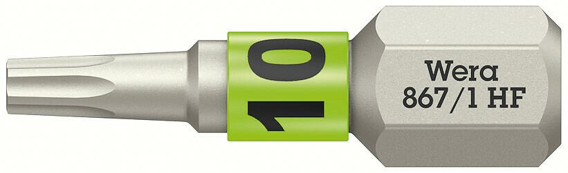 867/1 TORX® HF Bits with holding function - 867/1 TORX HF 10 x 25 mm
