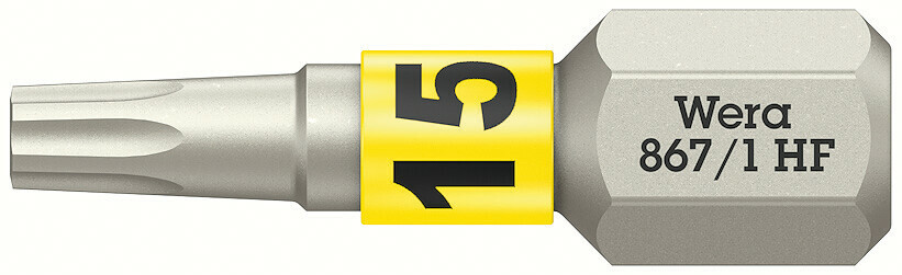 867/1 TORX® HF Bits with holding function - 867/1 TORX HF 15 x 25 mm