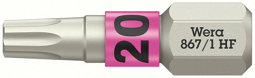 867/1 TORX® HF Bits with holding function - 867/1 TORX HF 20 x 25 mm