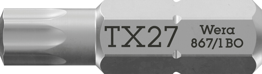 BITS TX 27 X 25MM TORX® M/HULL 867/1 Z BO – Wera